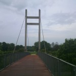 Broeierdpad fiets en voetbrug over het Twentekanaal 27-05-2014 08.25