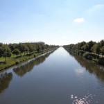 Broeierdpad fiets en voetbrug over het Twentekanaal 27-08-2014 11.55 