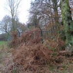 Grensweg op het voormalig militair terrein ‘t Zuidkamp 05-12-2014 15.08 